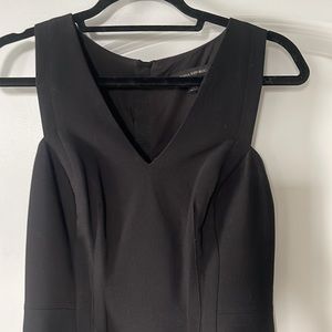 Banana republic black, midi dress, V-neck, pencil- size 6